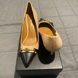 Low heel coach shoes